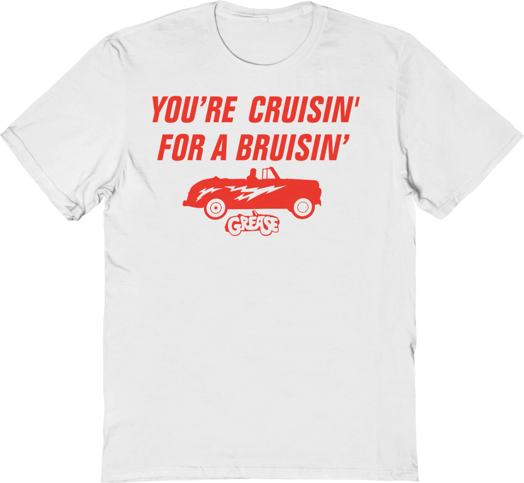 Cruisin' For A Bruisin' Grease T-Shirt Hoodie, Sweatshirt | CiraTrend.com (Image 1)