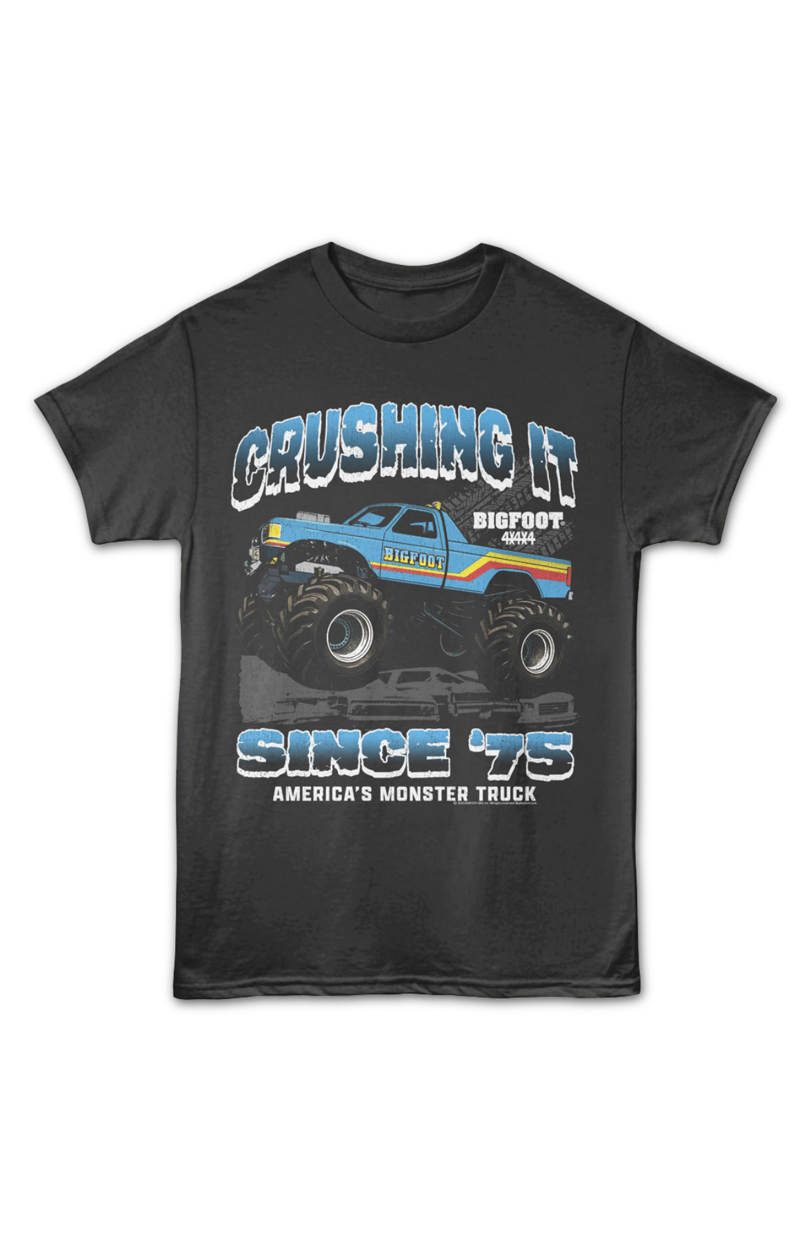 Crushing It Since '75 Bigfoot T-Shirt Hoodie, Sweatshirt | CiraTrend.com (Image 2)
