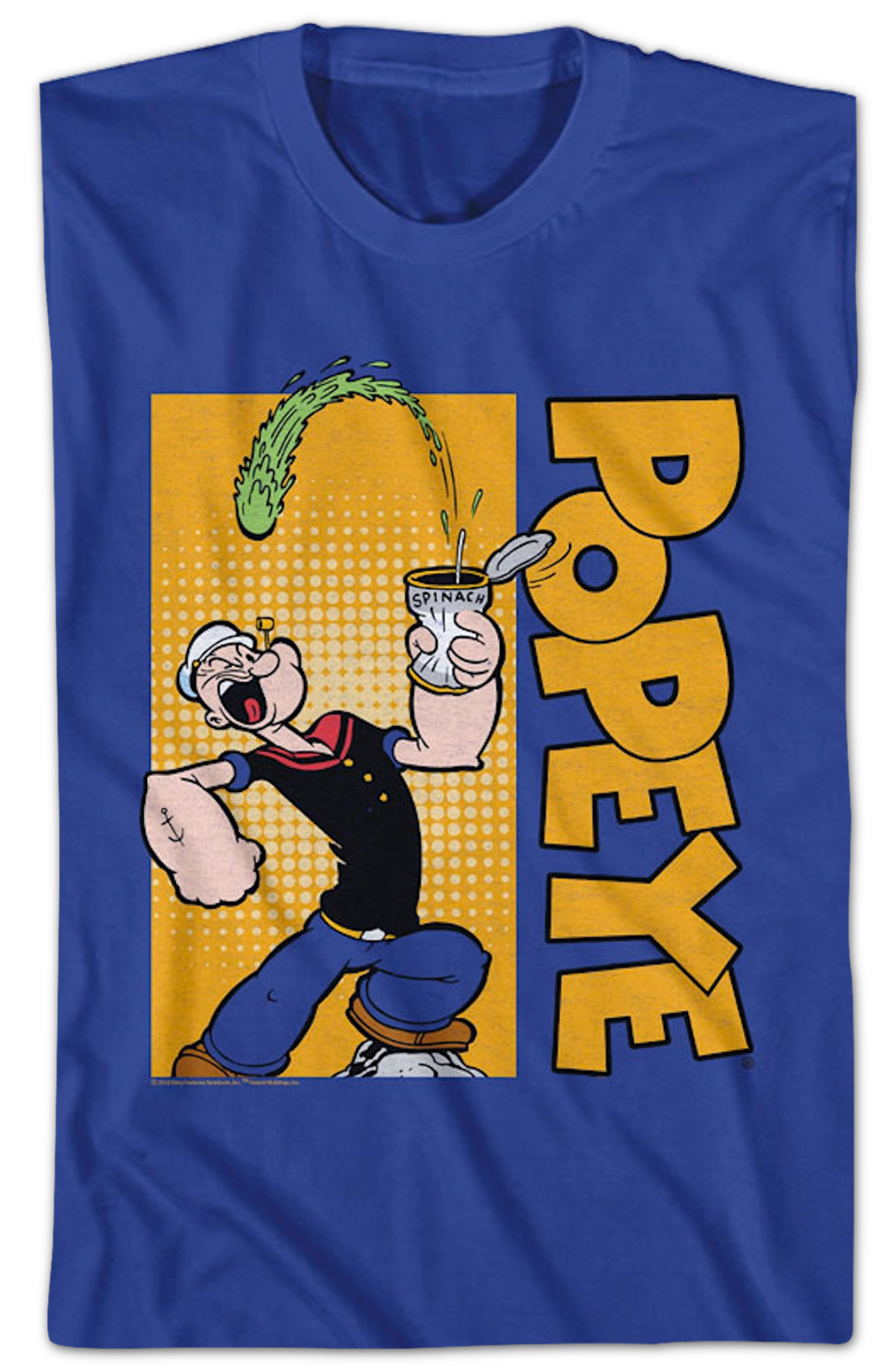Crushing Spinach Can Popeye T-Shirt Hoodie, Sweatshirt | CiraTrend.com (Image 2)