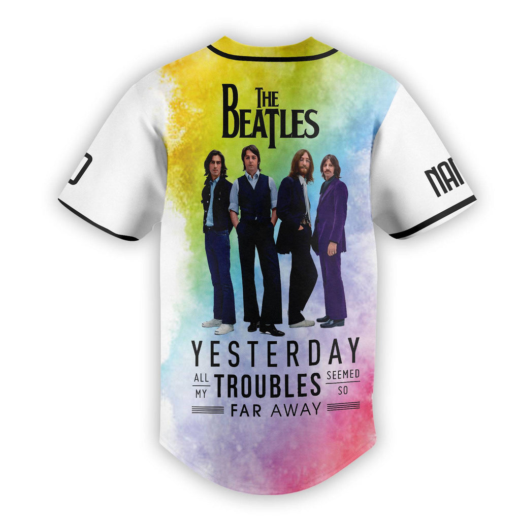 Customized The Beatles Music Baseball Jersey
