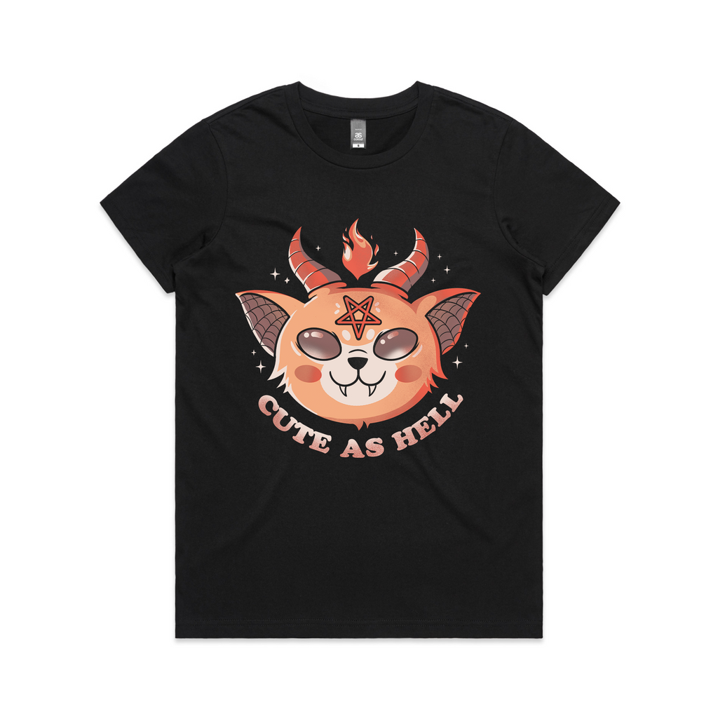Cute As Hell Tee Hoodie, Sweatshirt | CiraTrend.com (Image 3)