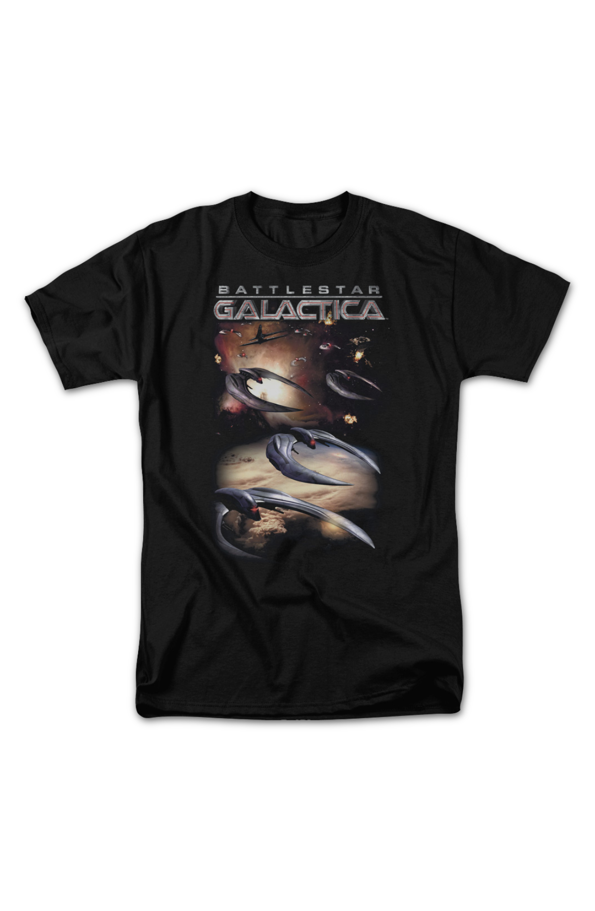 Cylons Attack Battlestar Galactica T-Shirt Hoodie, Sweatshirt | CiraTrend.com (Image 2)