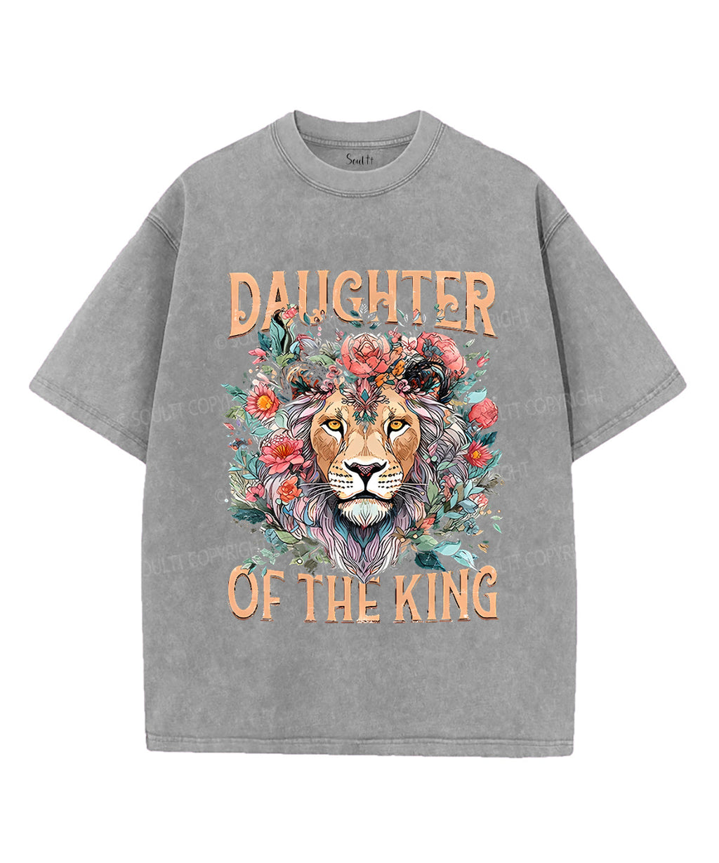 Daughter King Washed Christian Style001 T-Shirts, Hoodie, Sweatshirt