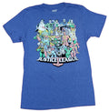 Justice League Mens T-Shirt - Massive Mound Of Hundreds of Heroes Image Hoodie, Sweatshirt | CiraTrend.com
