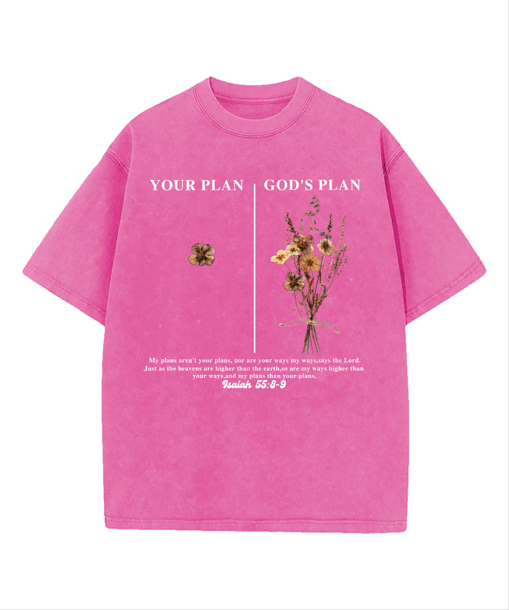 God'S Plan Washed Christian T-Shirts, Hoodie, Sweatshirt