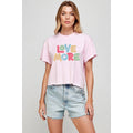 Love More Vintage Graphic Crop Top