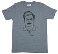 Parks And Recreation Mens T-Shirt  - Ron Swanson Simple Drawing Hoodie, Sweatshirt | CiraTrend.com