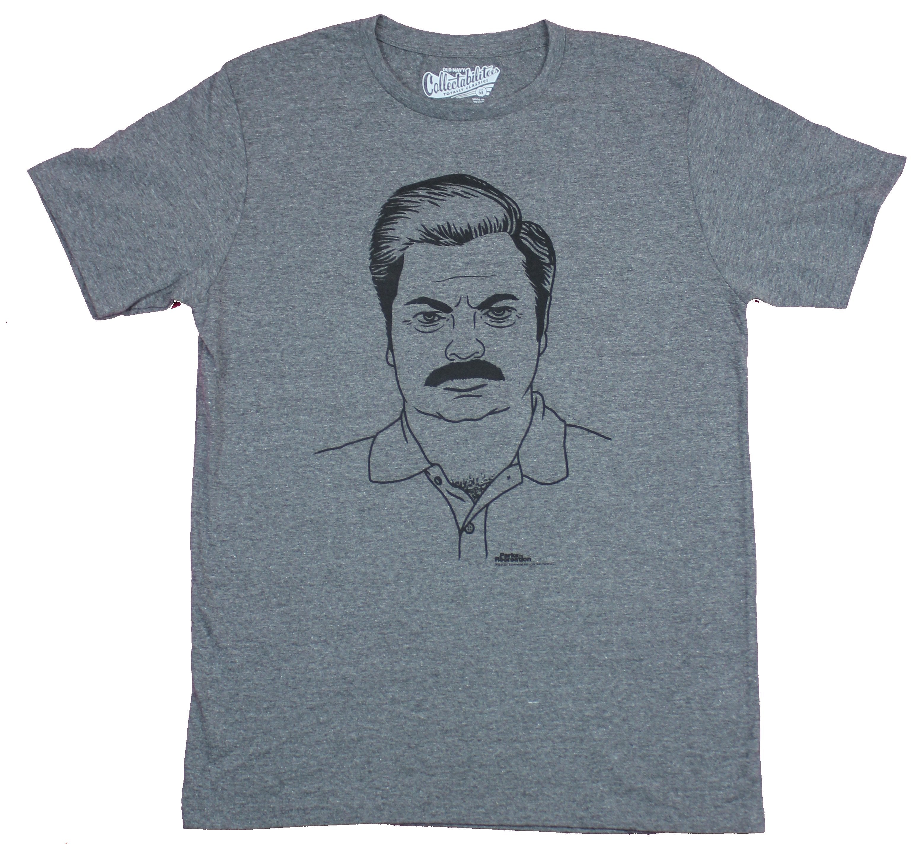 Parks And Recreation Mens T-Shirt  - Ron Swanson Simple Drawing Hoodie, Sweatshirt | CiraTrend.com