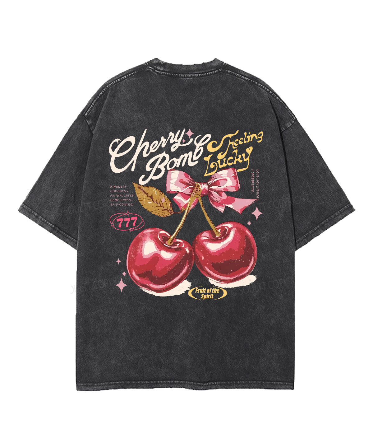 Fruit Of The Spirit Double Sided Unisex Washed Christian T-shirt Style032 Hoodie, Sweatshirt | CiraTrend.com (Image 3)