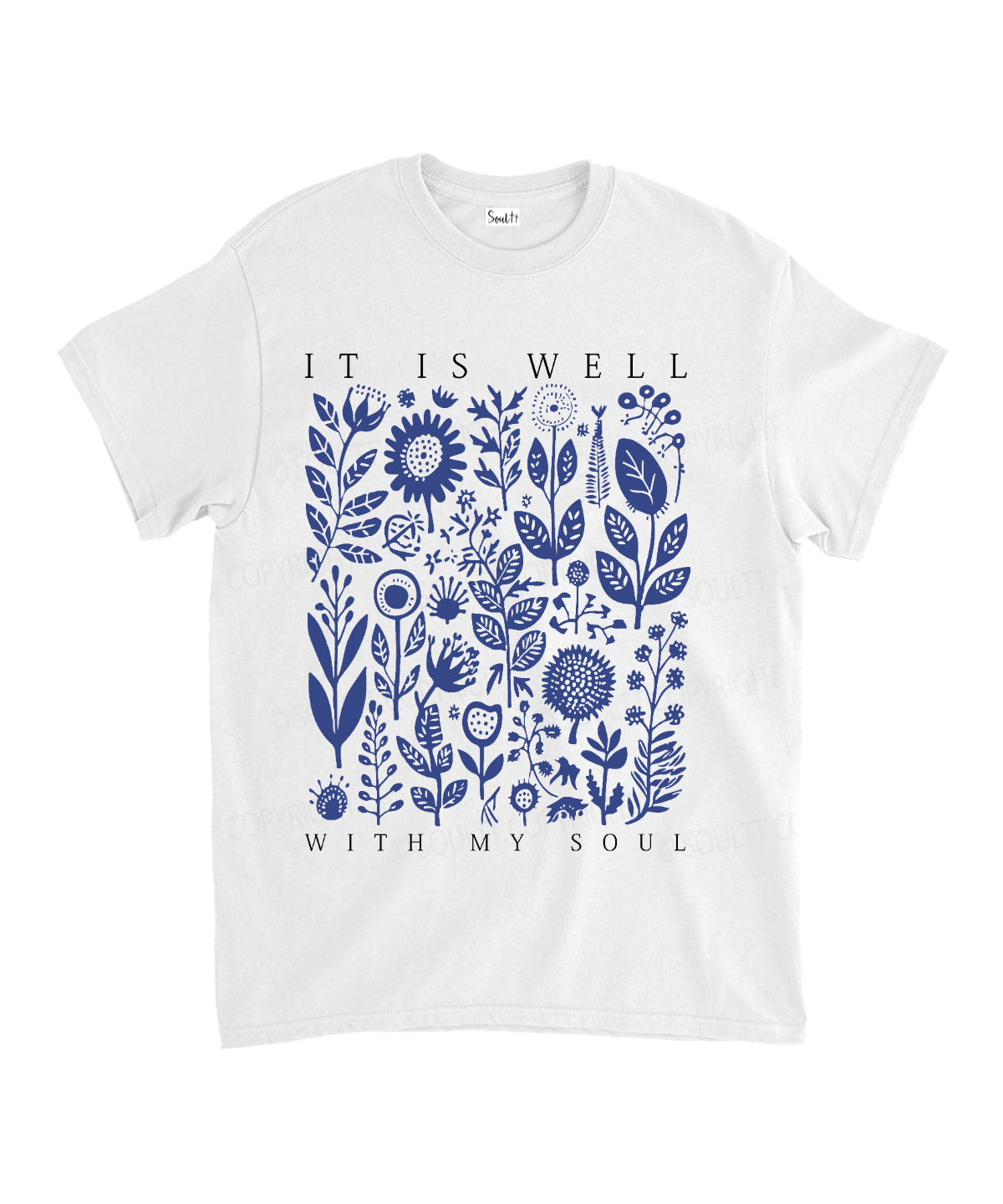 Is Well My Soul Cotton Christian Style006 T-Shirts, Hoodie, Sweatshirt