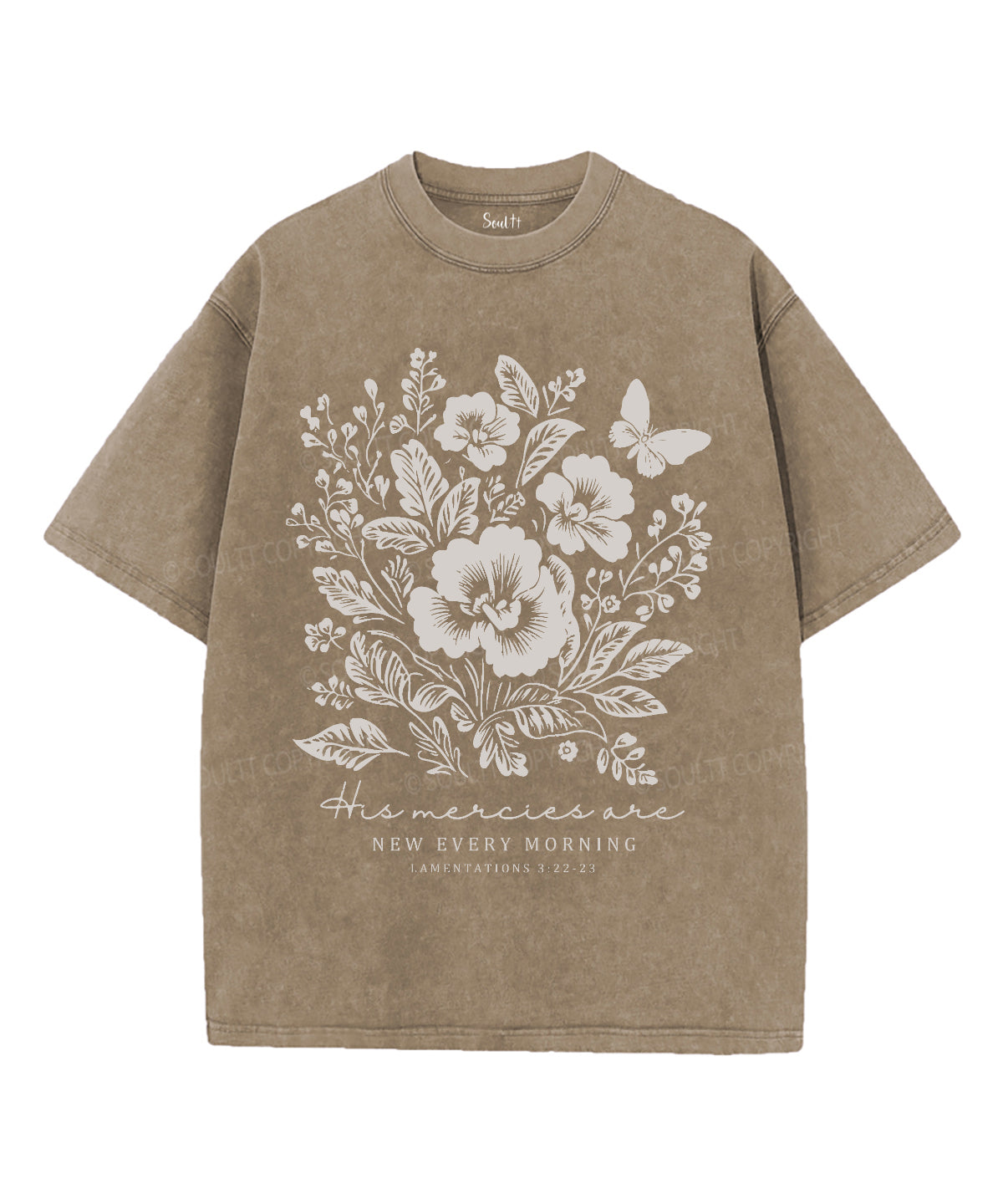 His Mercies Are New Every Morning Washed Christian T-Shirts, Hoodie, Sweatshirt
