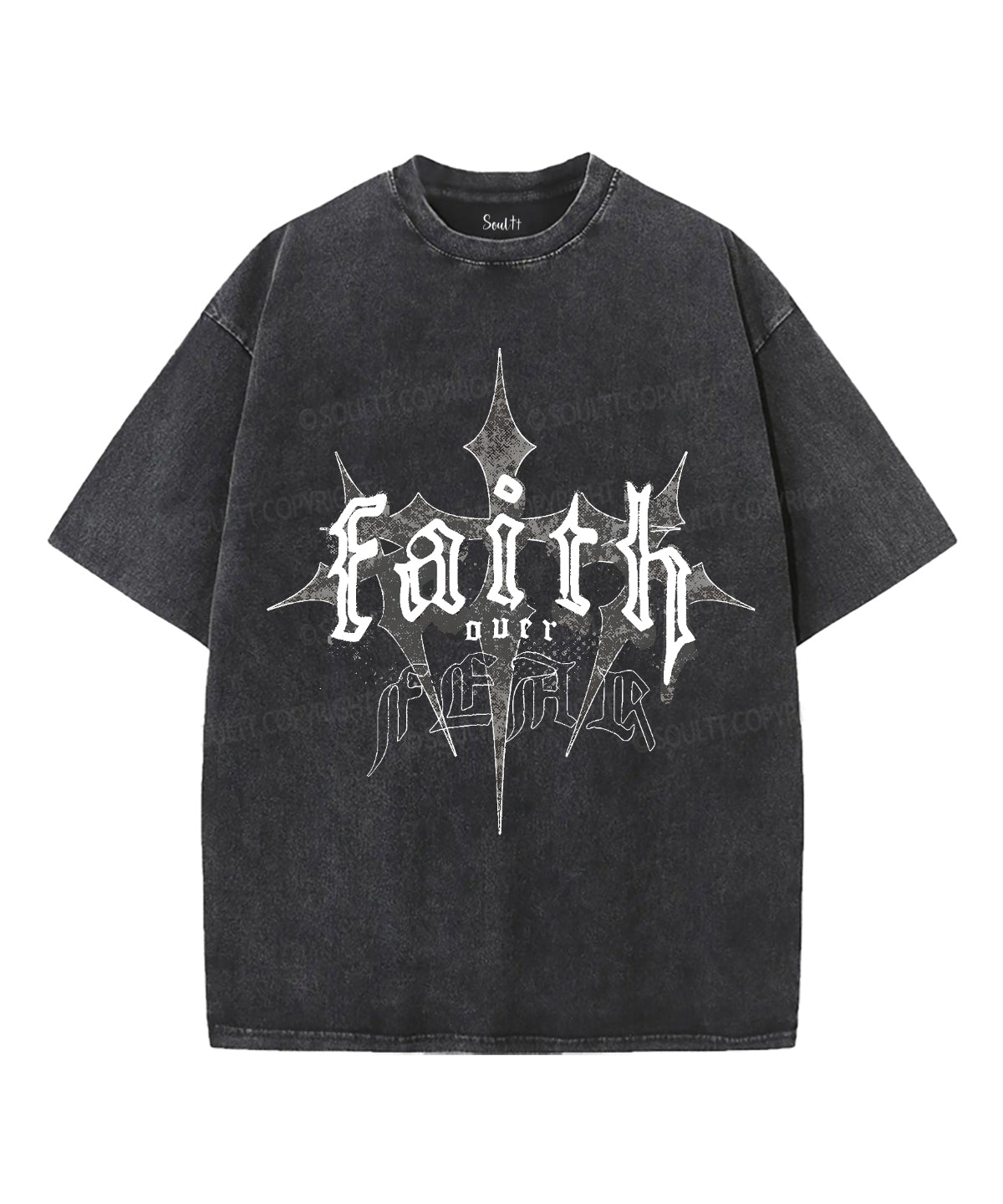 Faith Unisex Washed Christian T-shirt Style001 Hoodie, Sweatshirt | CiraTrend.com (Image 1)