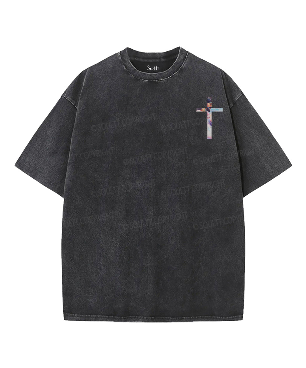 His Mercies Are New Every Morning Double Sided Unisex Washed Christian T-shirt Style002 Hoodie, Sweatshirt (Image 4)