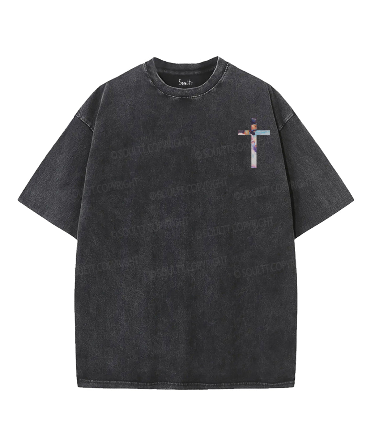 His Mercies Are New Every Morning Double Sided Unisex Washed Christian T-shirt Style002 Hoodie, Sweatshirt (Image 4)
