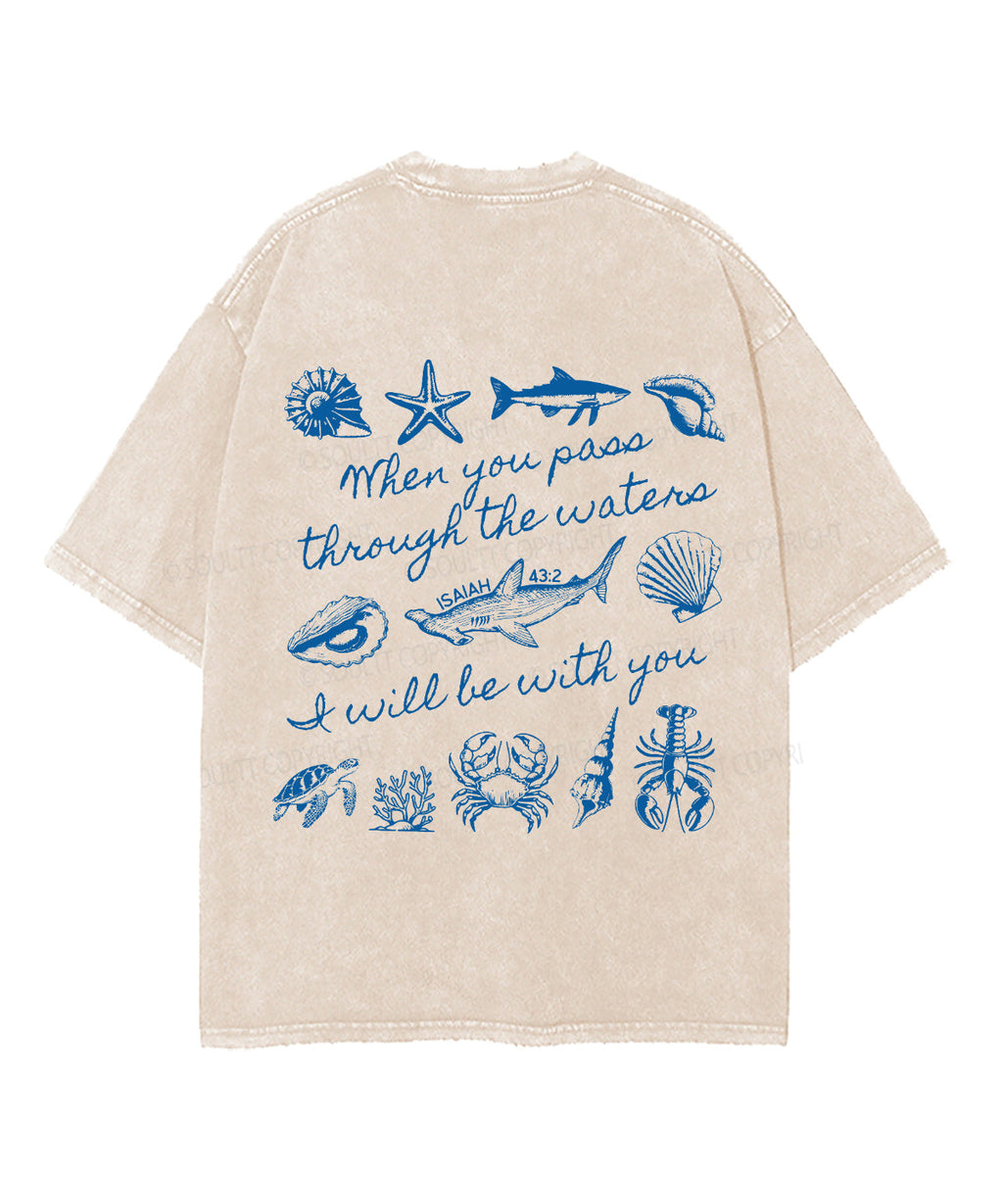 I Will Be With You Double Sided Unisex Washed Christian T-shirt Style039 Hoodie, Sweatshirt | CiraTrend.com (Image 4)