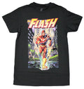 The Flash Mens T-Shirt - Comic Running Through City Past Onlookers Hoodie, Sweatshirt | CiraTrend.com