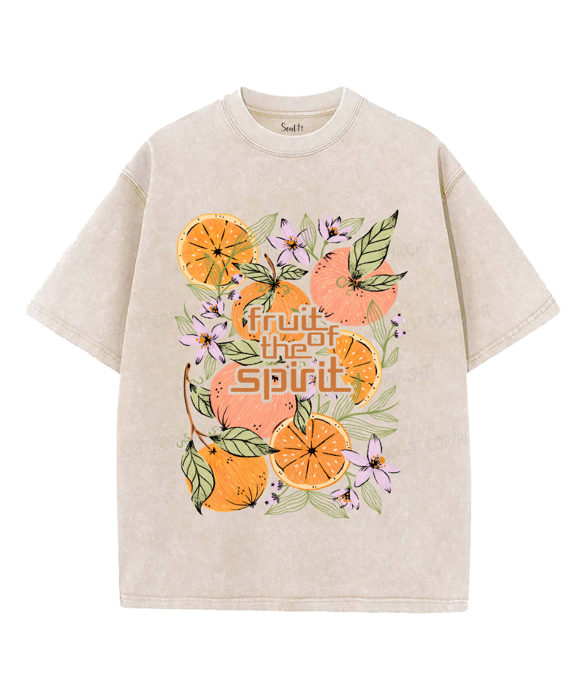 Fruit Of The Spirit Unisex Washed Christian T-shirt Style001 Hoodie, Sweatshirt | CiraTrend.com (Image 4)