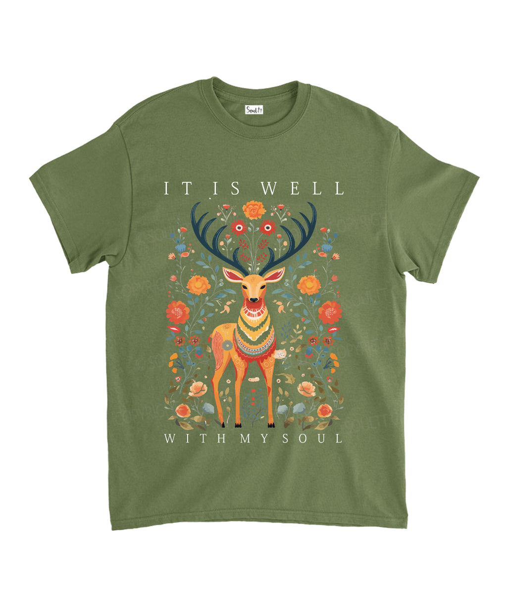 Is Well My Soul Cotton Christian Style007 T-Shirts, Hoodie, Sweatshirt