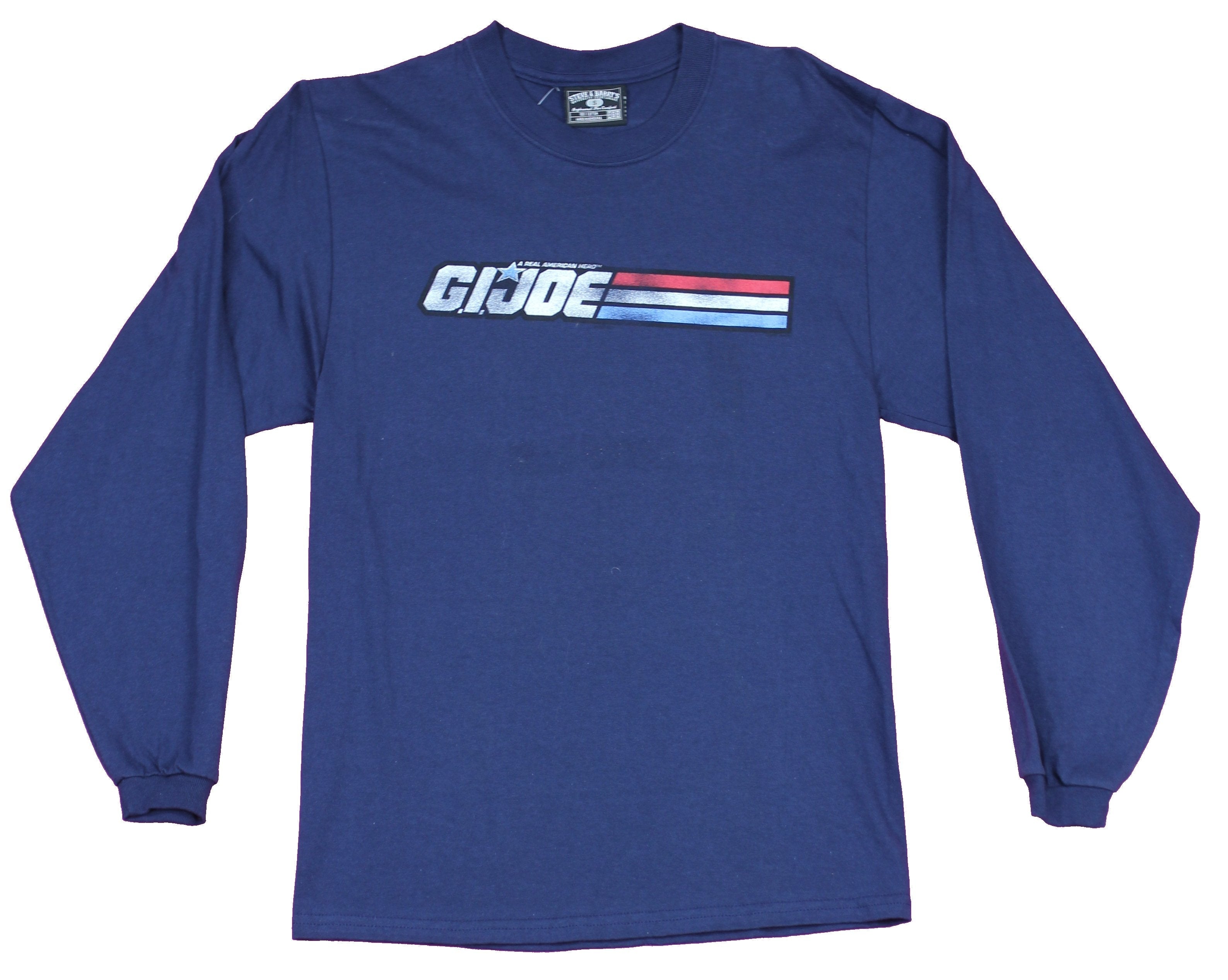 GI joe Mens  Long Sleeve T-Shirt - Distressed G.I. Joe Bar Logo Image Hoodie, Sweatshirt | CiraTrend.com