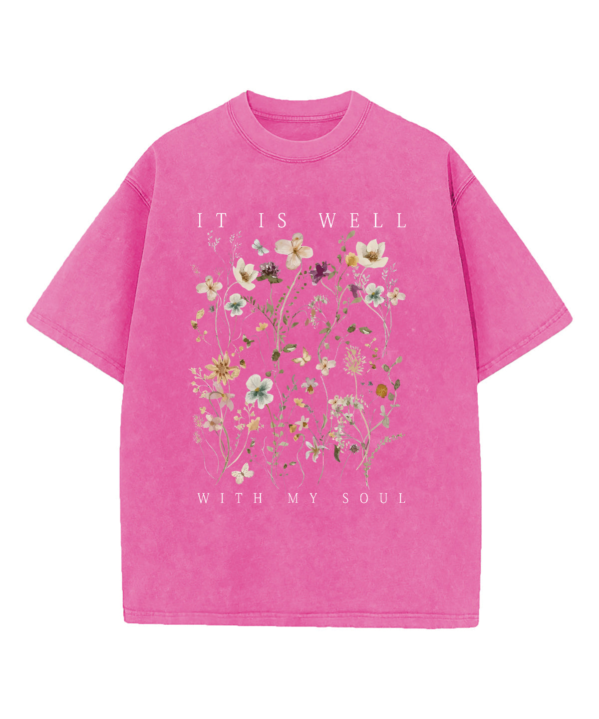 It Is Well With My Soul Washed Christian T-shirt Style002 Hoodie, Sweatshirt | CiraTrend.com (Image 3)