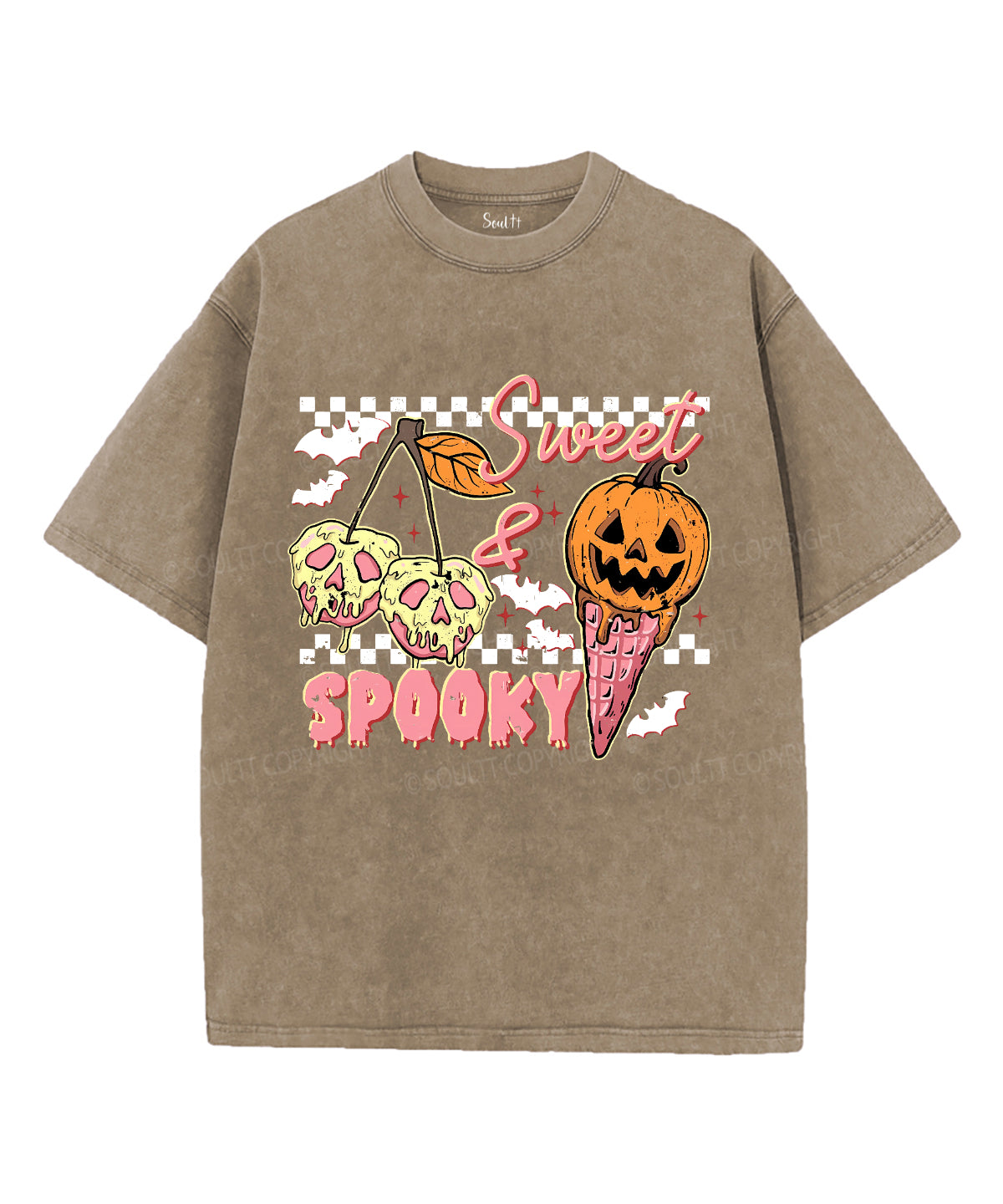 Sweet and Spooky Unisex Washed Christian T-shirt Hoodie, Sweatshirt | CiraTrend.com (Image 5)