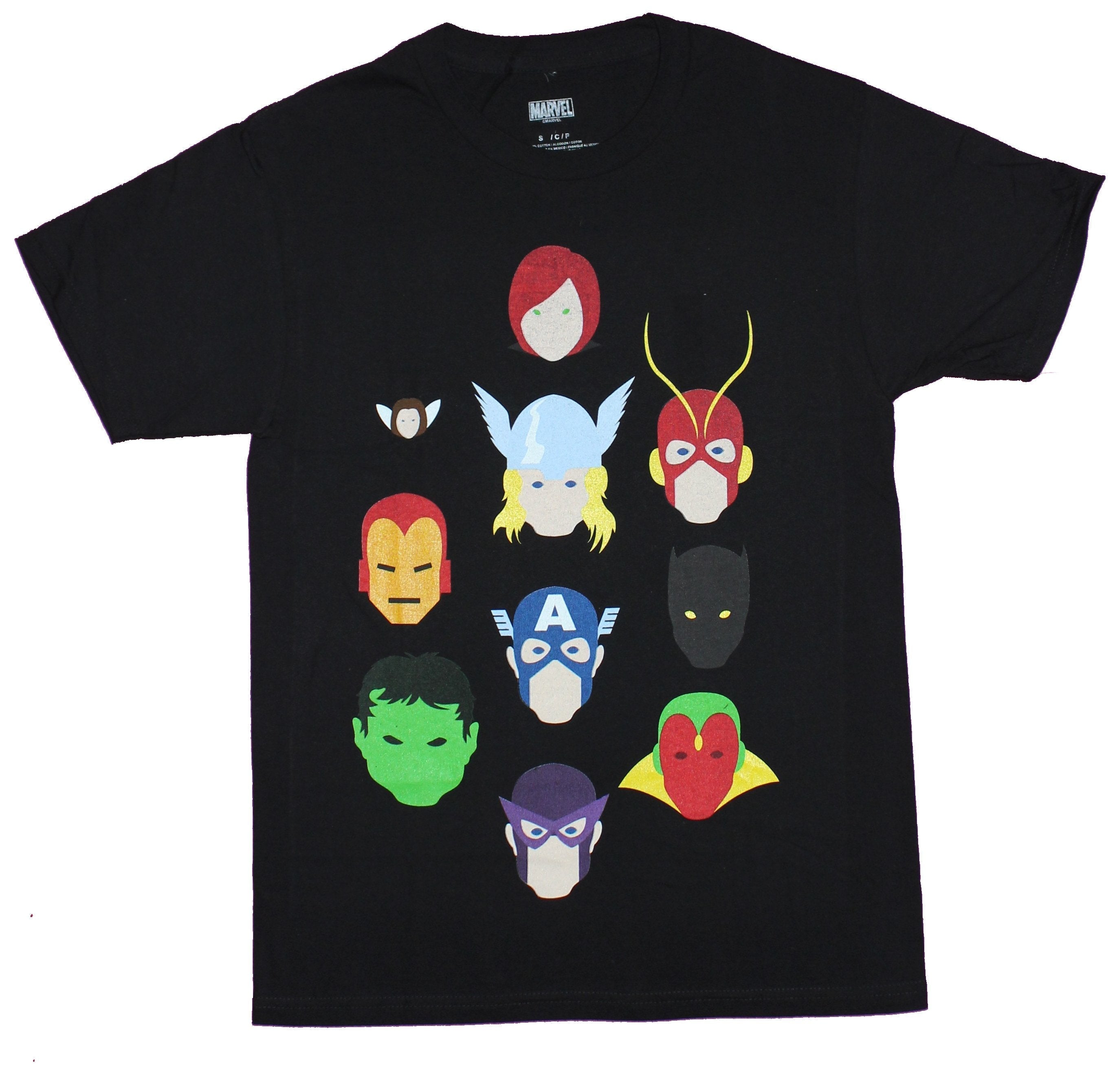 Avengers Mens T-Shirt - Simple Stylized 10 Head Collection Hoodie, Sweatshirt | CiraTrend.com