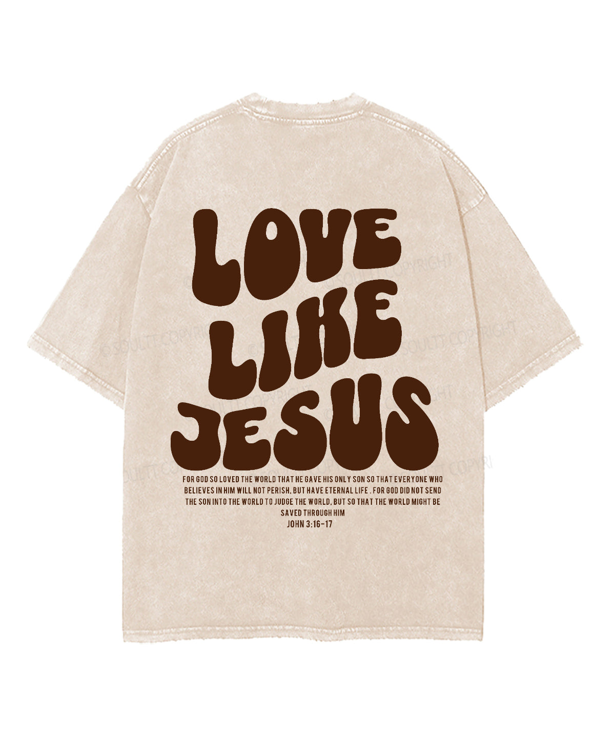 Love Like Jesus Washed Christian T-shirt Style002 Hoodie, Sweatshirt | CiraTrend.com (Image 3)