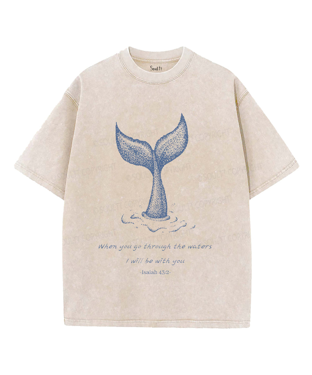 I Will Be With You Unisex Washed Christian T-shirt Style004 Hoodie, Sweatshirt | CiraTrend.com (Image 2)