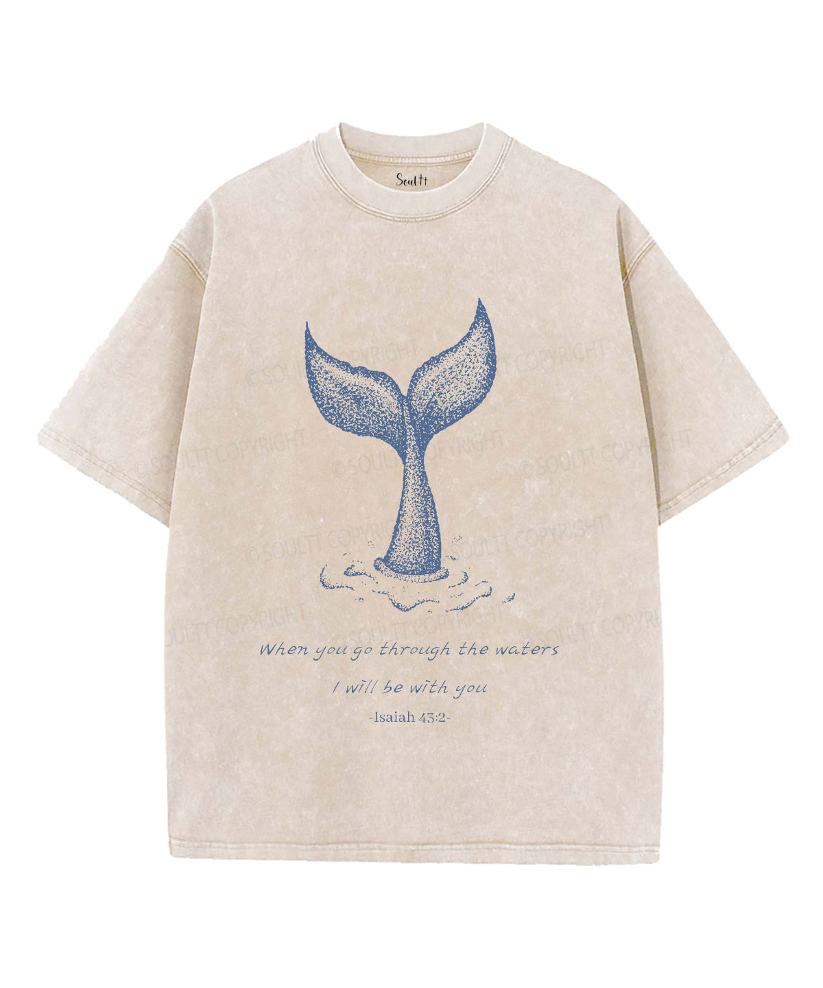 I Will Be With You Unisex Washed Christian T-shirt Style004 Hoodie, Sweatshirt | CiraTrend.com (Image 2)