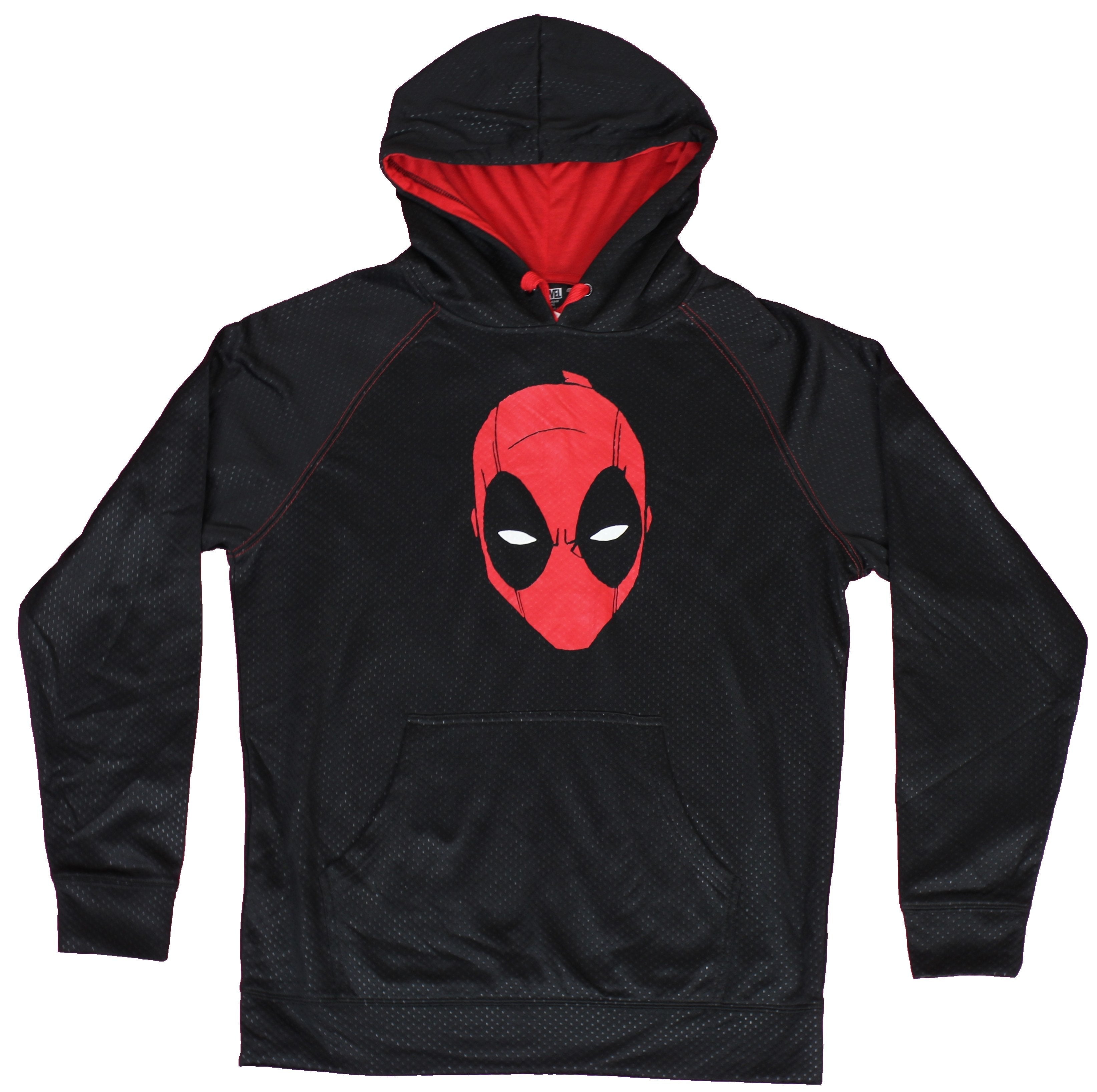 Deadpool  Mens Pullover Hoodie - Classic Deadpool Face Image T-Shirts, Sweatshirt | CiraTrend.com