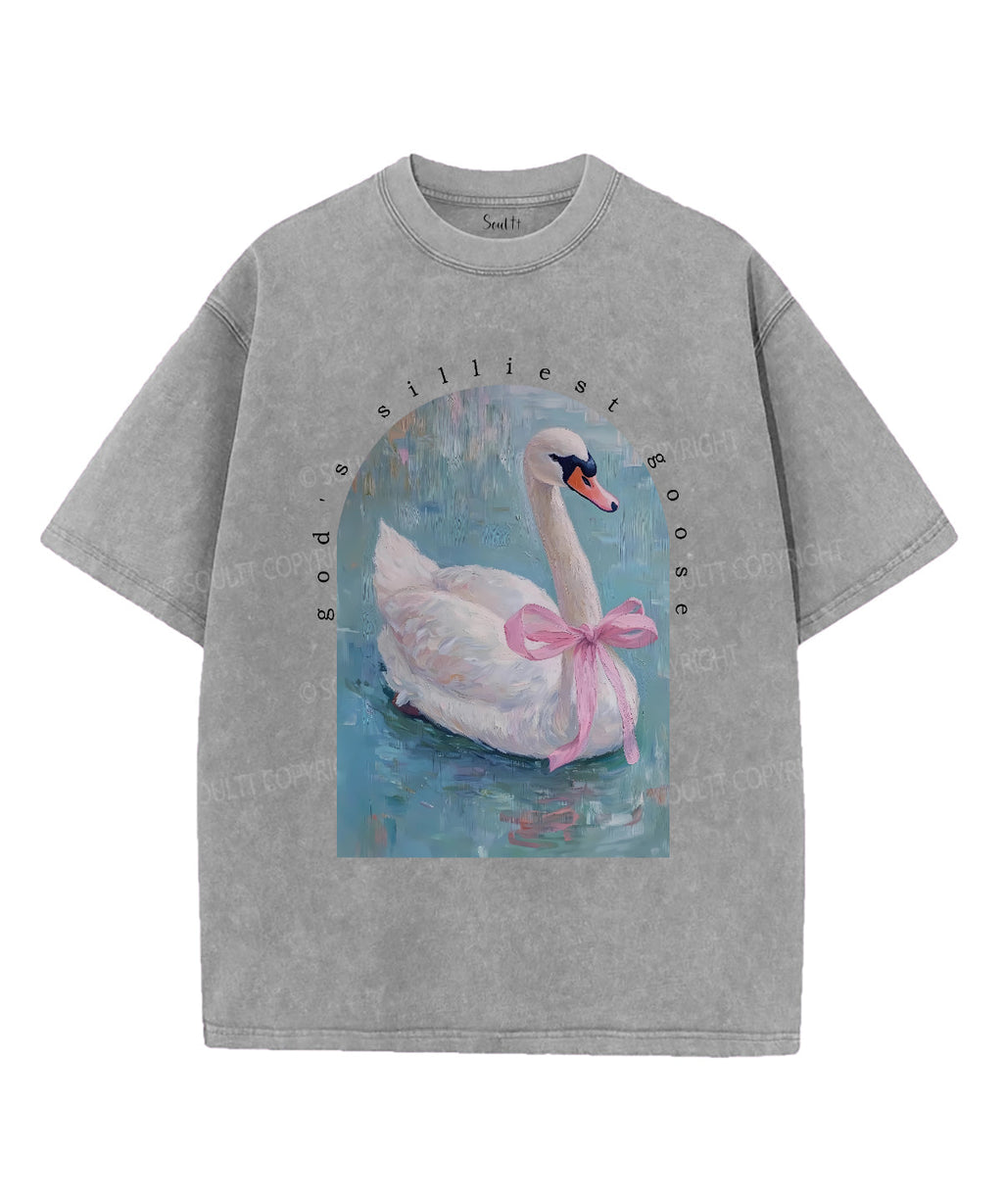 God'S Silliest Goose Washed Christian Style002 T-Shirts, Hoodie, Sweatshirt