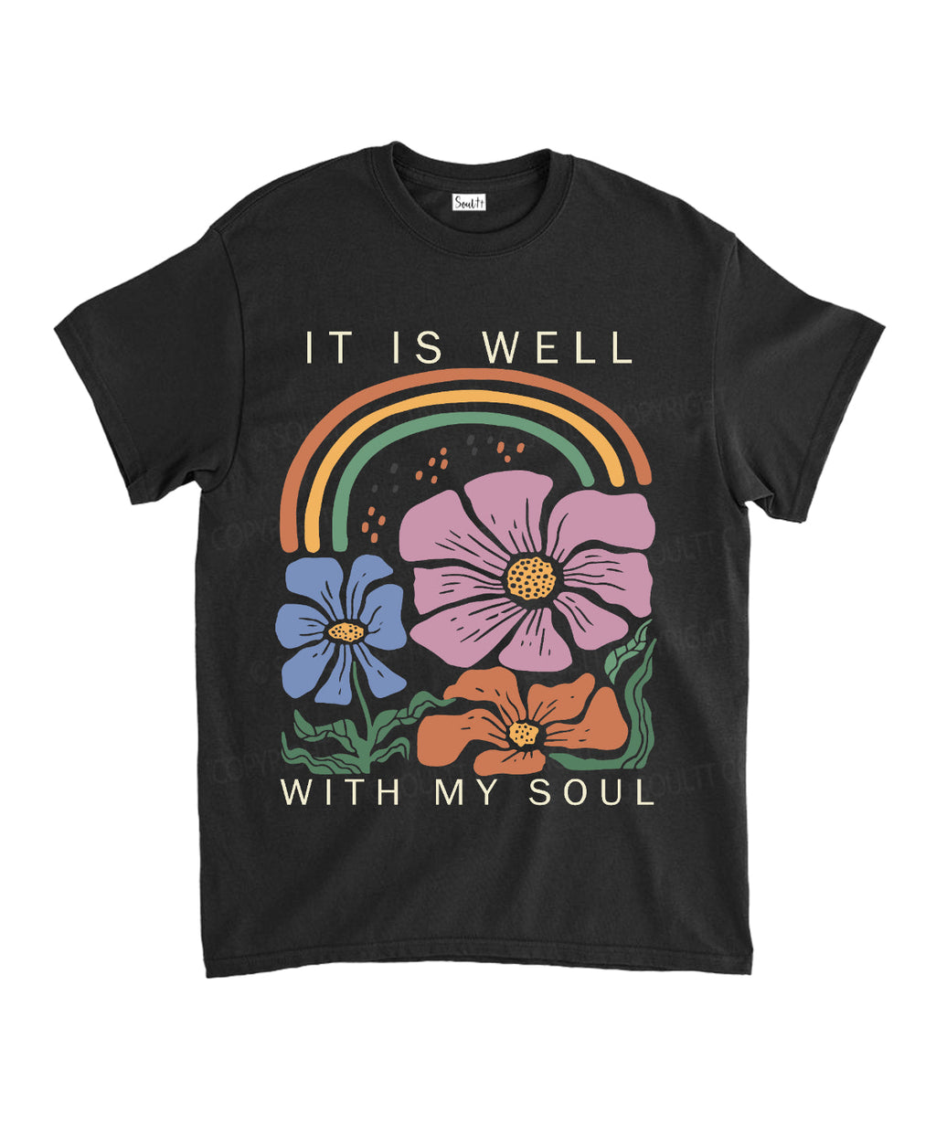 Is Well My Soul Cotton Christian Style009 T-Shirts, Hoodie, Sweatshirt