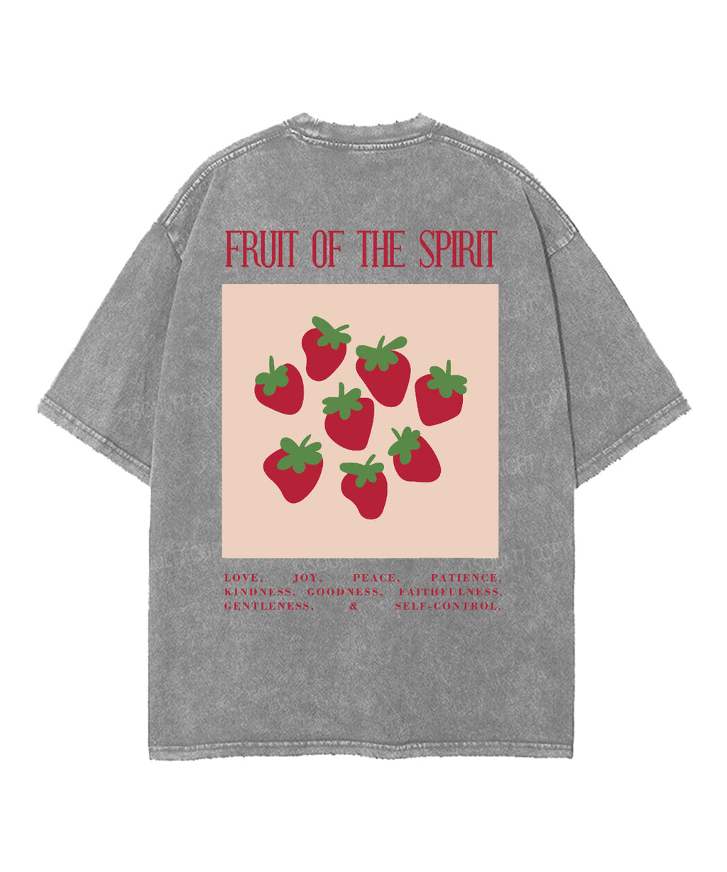 Fruit Of The Spirit Double Sided Washed Christian T-shirt Style002 Hoodie, Sweatshirt | CiraTrend.com (Image 2)