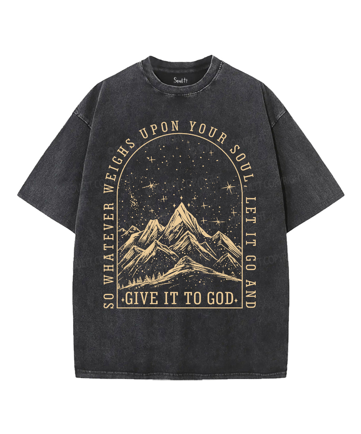 Give It To God Unisex Washed Christian T-shirt Style001 Hoodie, Sweatshirt | CiraTrend.com (Image 2)