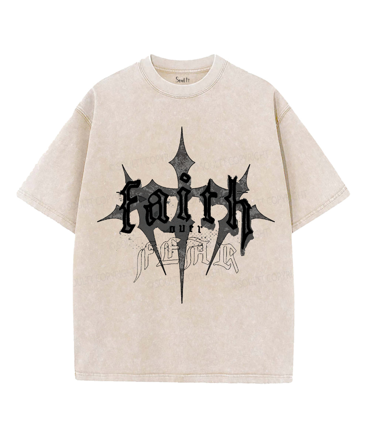 Faith Unisex Washed Christian T-shirt Style001 Hoodie, Sweatshirt | CiraTrend.com (Image 4)