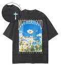 Motherhood Is Kingdom Work Double Sided Unisex Washed Christian T-shirt Style005 Hoodie, Sweatshirt | CiraTrend.com (Image 1)