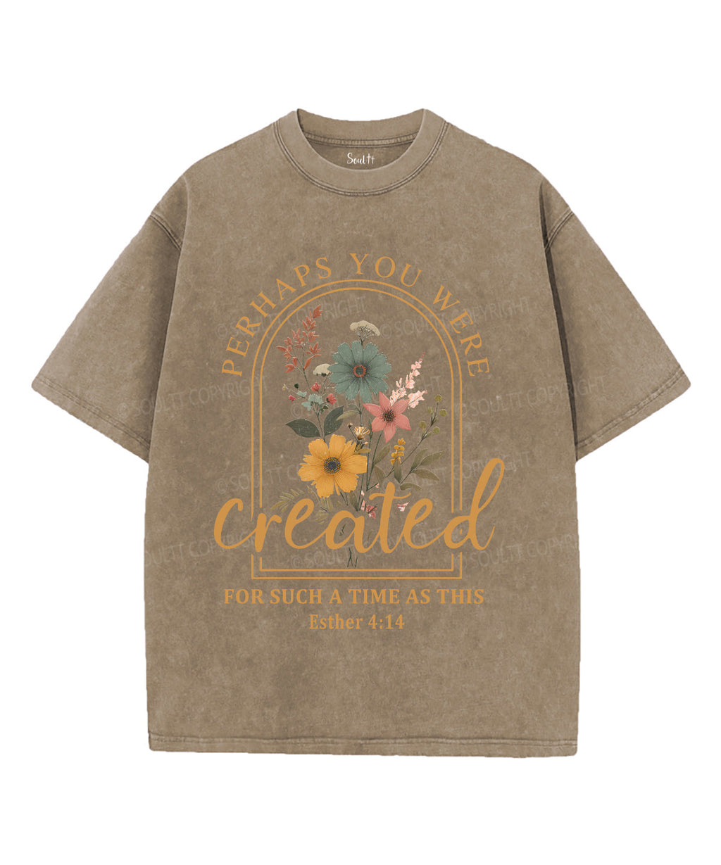 Created For Such A Time Washed Christian T-shirt Hoodie, Sweatshirt | CiraTrend.com (Image 3)
