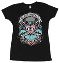 Blessthefall Bless the Fall Girls Juniors  T-Shirt - Heart Eye Watching Empire Hoodie, Sweatshirt | CiraTrend.com
