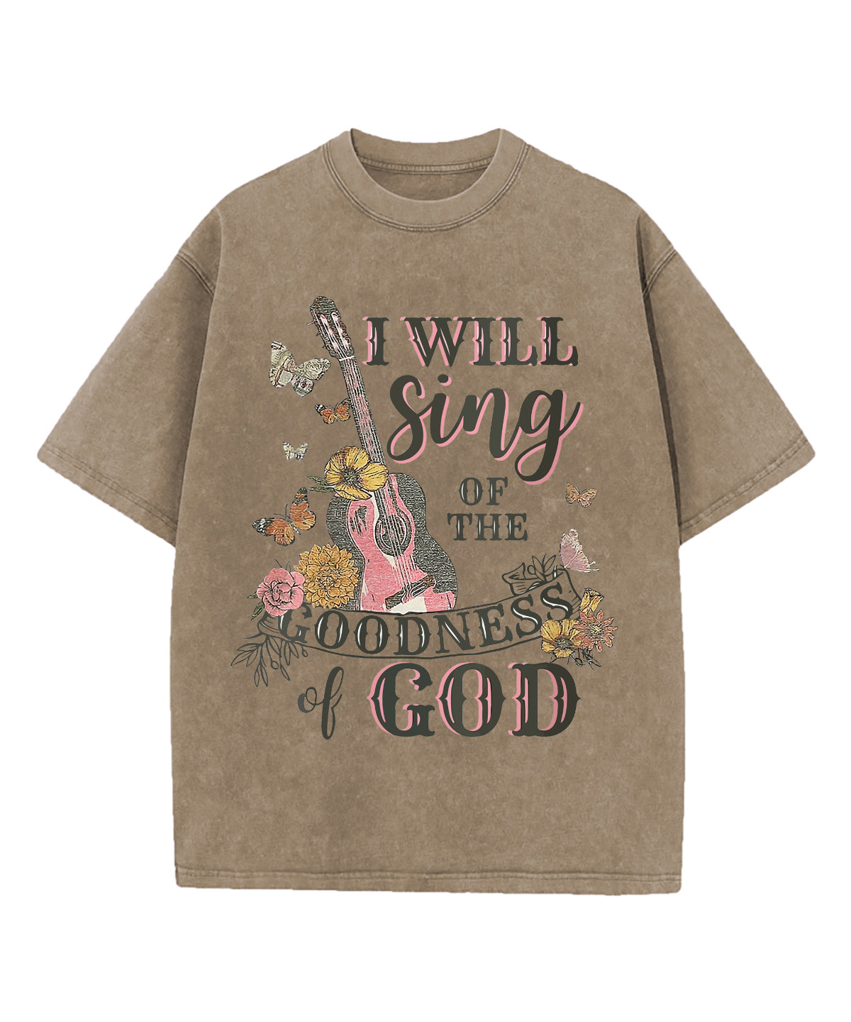 Sing The Goodness Of The God Washed Christian T-shirt Hoodie, Sweatshirt | CiraTrend.com (Image 4)