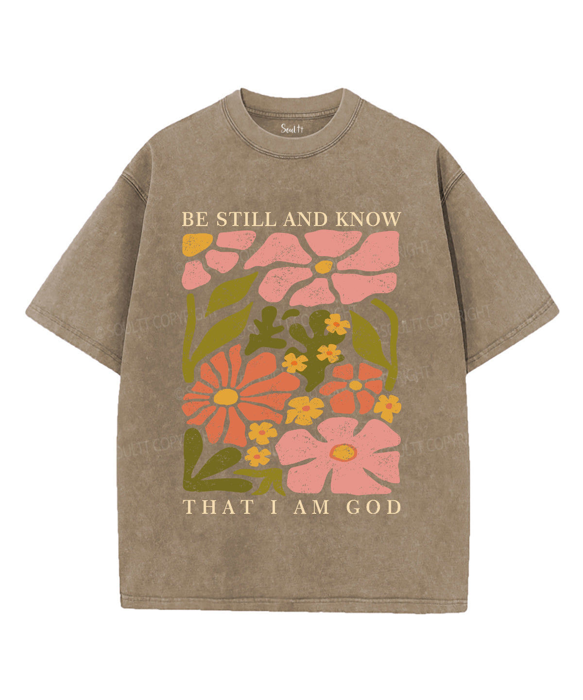 Be Still And Know Unisex Washed Christian T-shirt Style005 Hoodie, Sweatshirt | CiraTrend.com (Image 5)