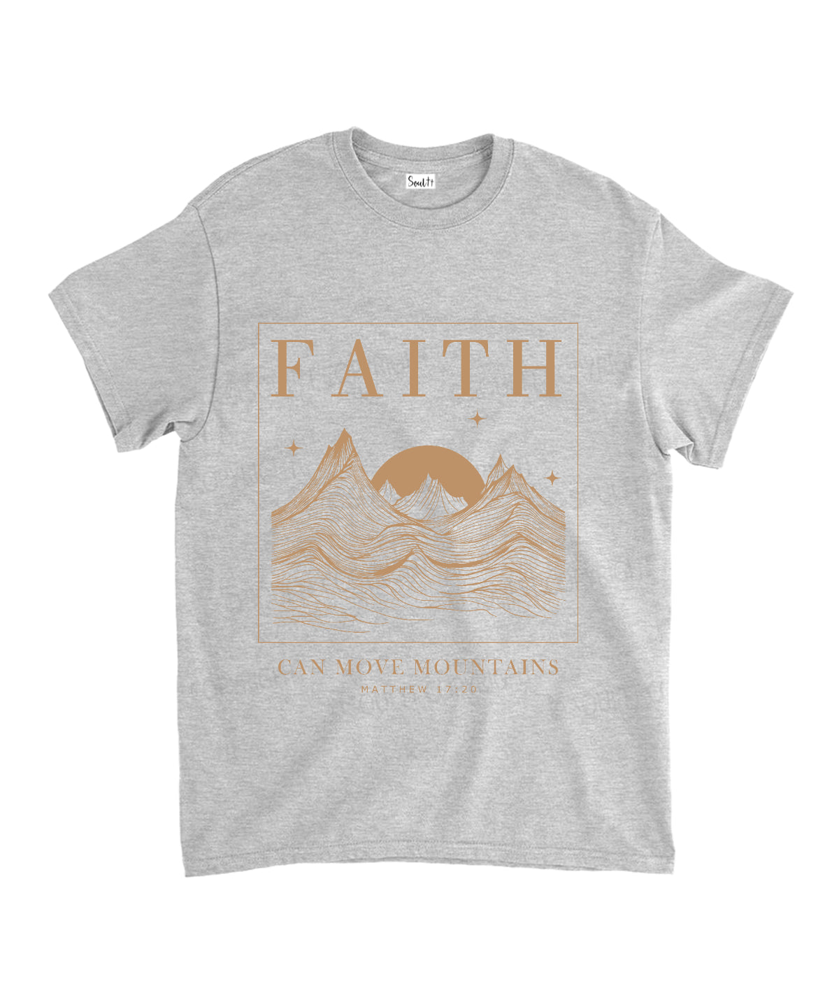 Faith Can Move Mountains Unisex Cotton Christian T-Shirt Hoodie, Sweatshirt | CiraTrend.com (Image 3)