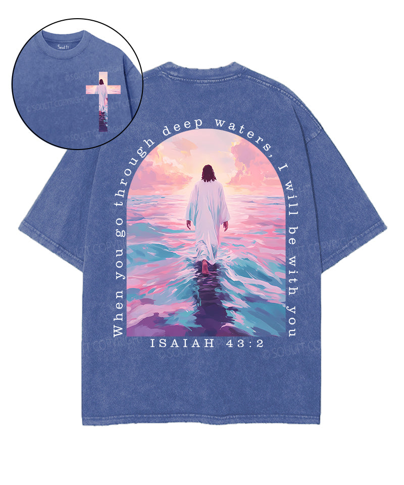I Will Be With You Double Sided Unisex Washed Christian T-shirt Style022 Hoodie, Sweatshirt | CiraTrend.com (Image 1)