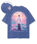 I Will Be With You Double Sided Unisex Washed Christian T-shirt Style022 Hoodie, Sweatshirt | CiraTrend.com (Image 1)