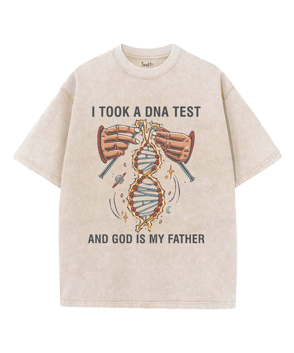 I Took A DNA Test Unisex Washed Christian T-shirt Hoodie, Sweatshirt | CiraTrend.com (Image 4)