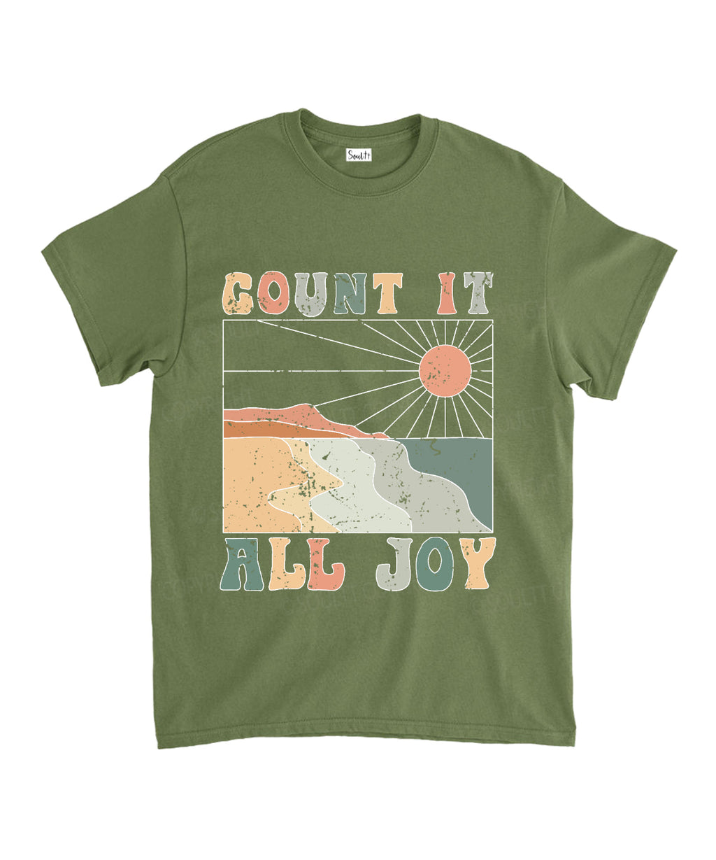 Count All Joy Cotton Christian T-Shirts, Hoodie, Sweatshirt