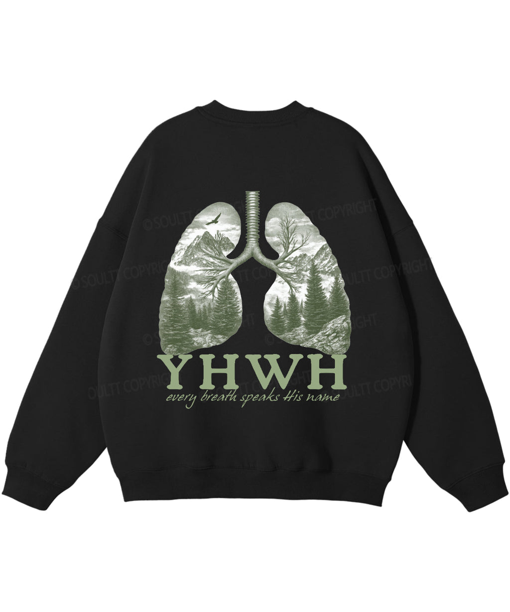 Every Breath Speaks His Name Double Sided Cotton Christian T-Shirts, Hoodie, Sweatshirt