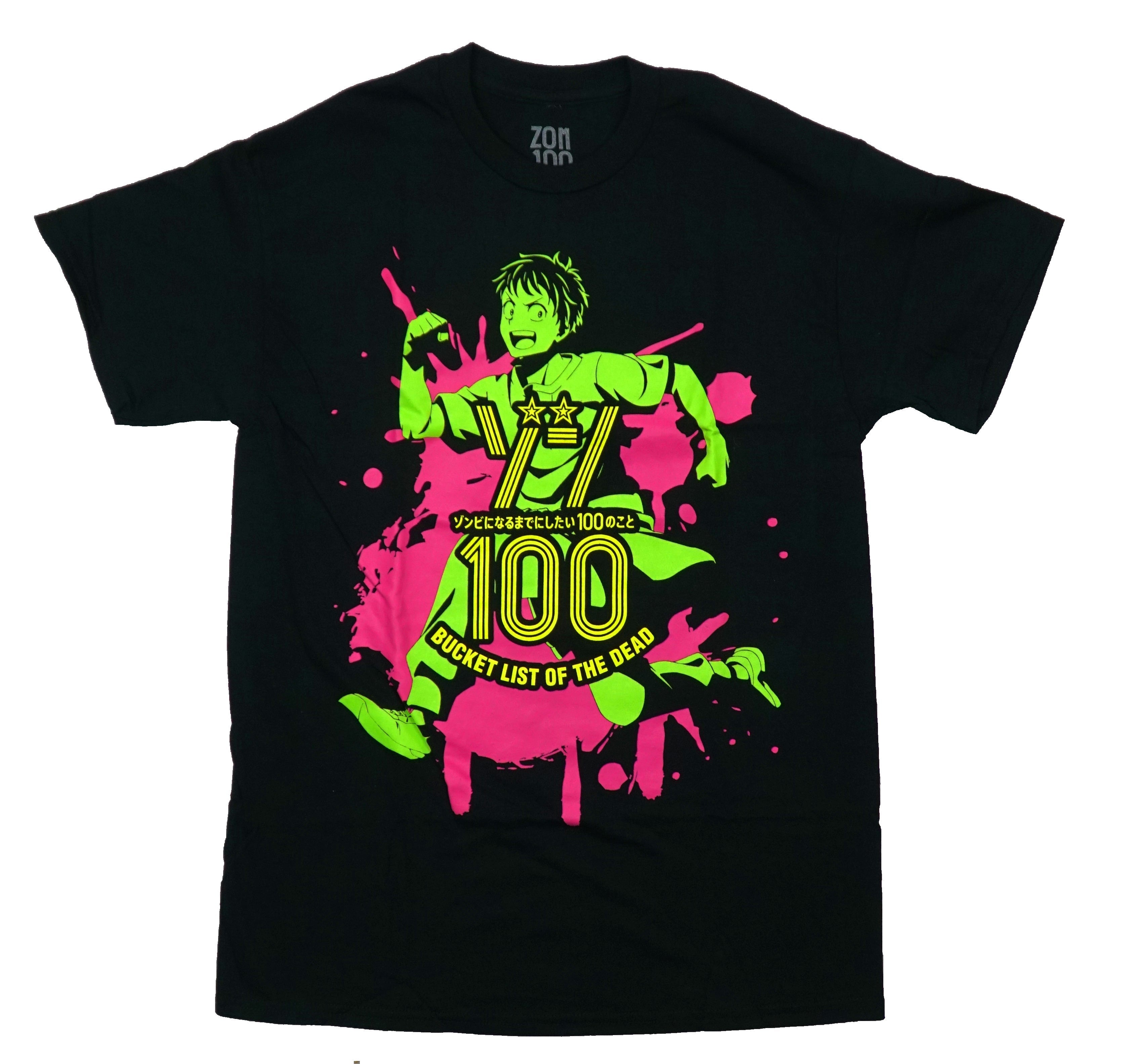 Zom 100 Mens T-Shirt - Akira Running Bucket List of the Dead Hoodie, Sweatshirt | CiraTrend.com
