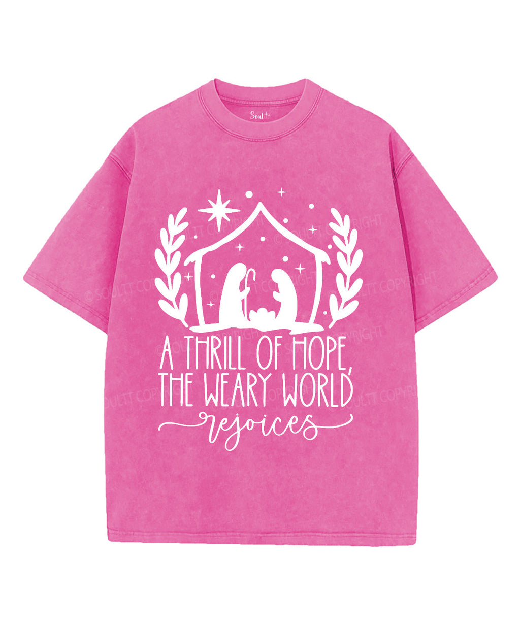 A Thrill Of Hope Washed Christian T-shirt Style001 Hoodie, Sweatshirt | CiraTrend.com (Image 3)