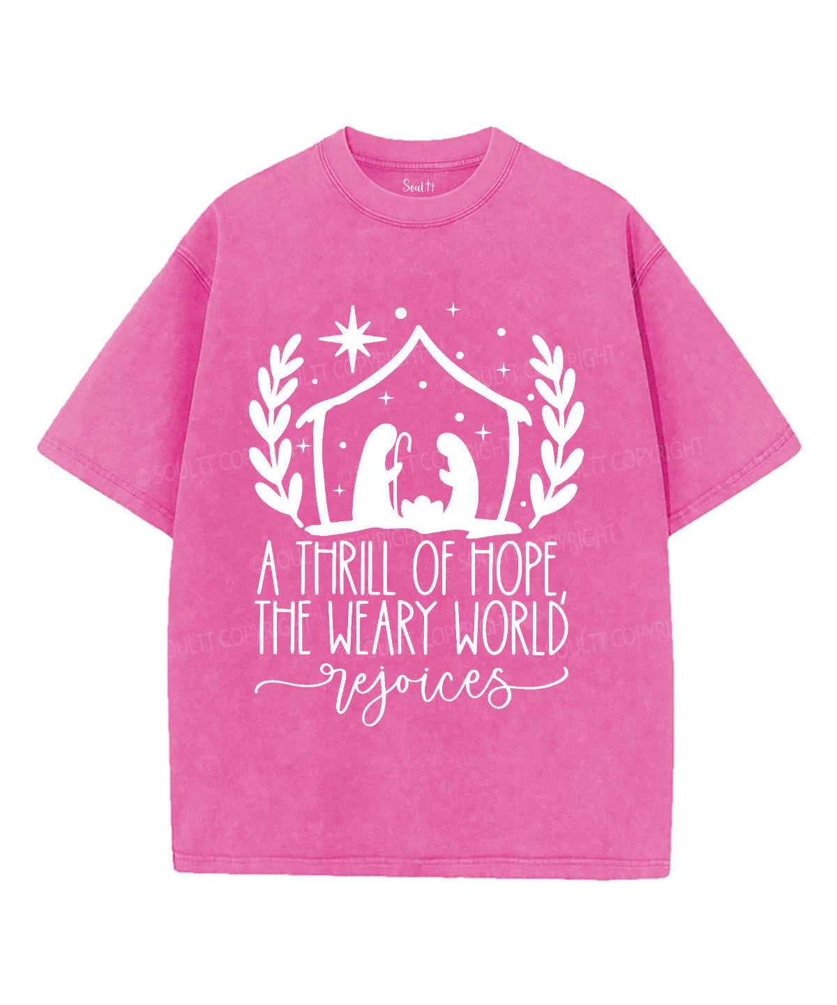A Thrill Of Hope Washed Christian T-shirt Style001 Hoodie, Sweatshirt | CiraTrend.com (Image 3)