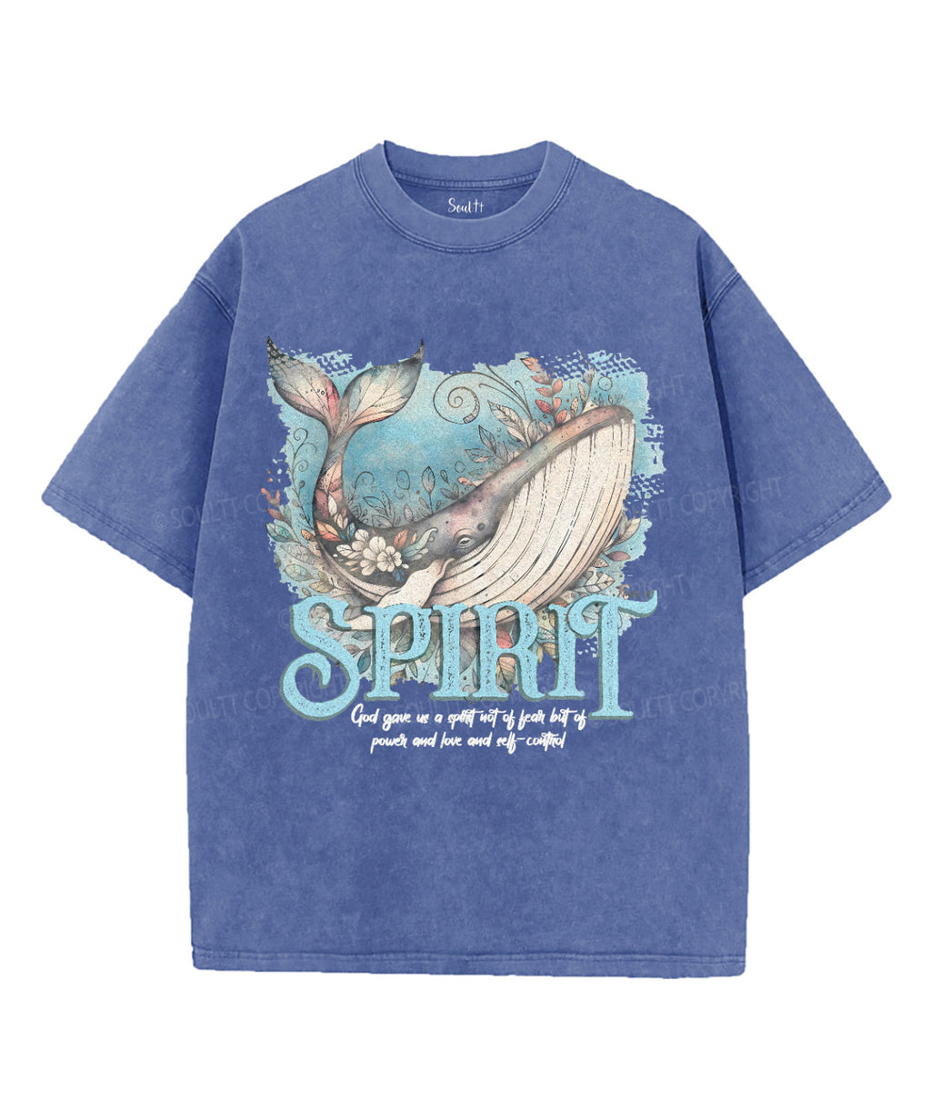 God Give Us Spirit Washed Christian T-Shirts, Hoodie, Sweatshirt